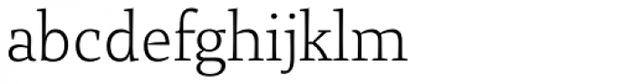 Organon Serif Light Font LOWERCASE