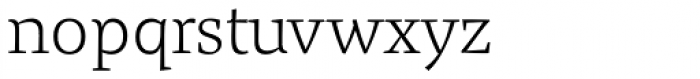 Organon Serif Light Font LOWERCASE