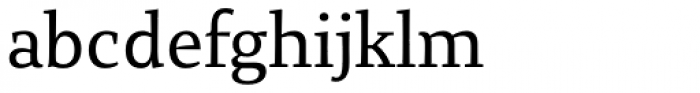 Organon Serif Regular Font LOWERCASE