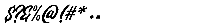 Orgistar Font OTHER CHARS