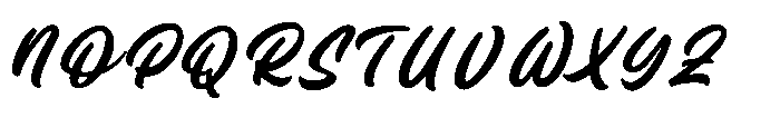 Orgistar Font UPPERCASE