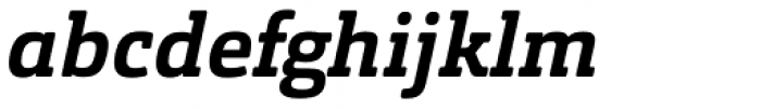 Orgon Slab Bold Italic Font LOWERCASE
