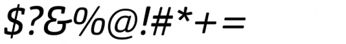 Orgon Slab Italic Font OTHER CHARS