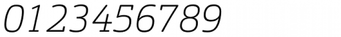 Orgon Slab Thin Italic Font OTHER CHARS