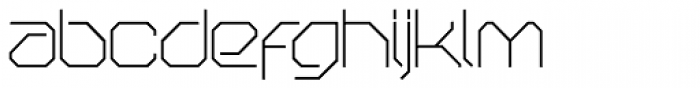 OricNeo Thin Font LOWERCASE