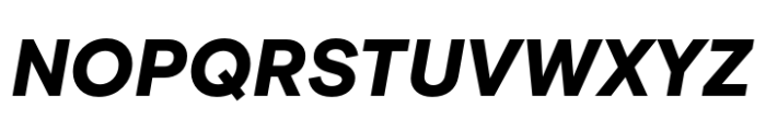 Oriet Black Italic Font UPPERCASE