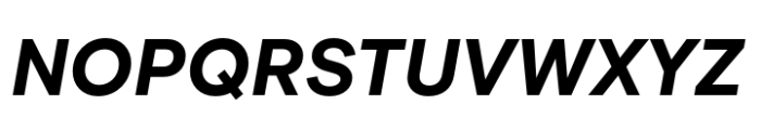 Oriet Extra Bold Italic Font UPPERCASE