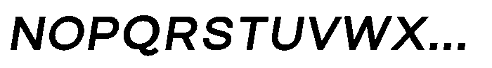 Origin Neue Black Italic Font UPPERCASE