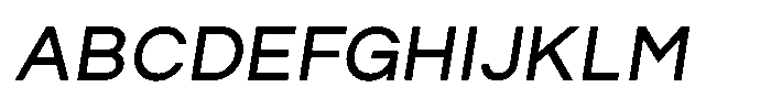 Origin Neue Bold Italic Font UPPERCASE