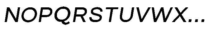 Origin Neue Bold Italic Font UPPERCASE