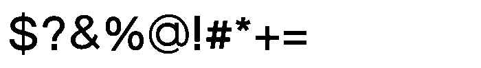 Origin Neue Bold Font OTHER CHARS