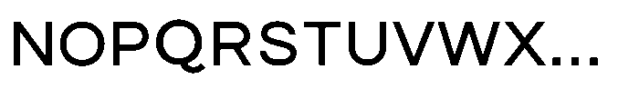 Origin Neue Bold Font UPPERCASE