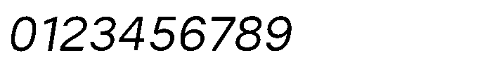 Origin Neue Italic Font OTHER CHARS