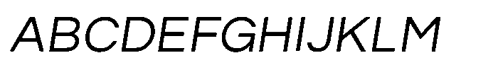 Origin Neue Italic Font UPPERCASE
