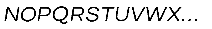 Origin Neue Italic Font UPPERCASE