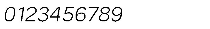 Origin Neue Light Italic Font OTHER CHARS