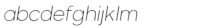 Origin Neue Thin Italic FONT