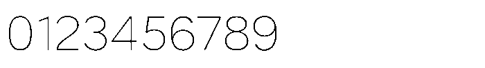 Origin Neue Thin Font OTHER CHARS