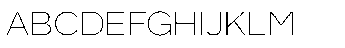 Origin Neue Thin Font UPPERCASE