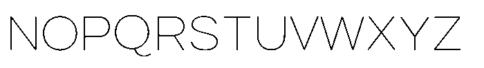 Origin Neue Thin Font UPPERCASE