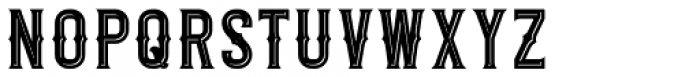 Original Absinthe Inline Font LOWERCASE
