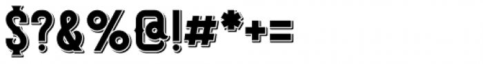 Original Absinthe Shadow Font OTHER CHARS