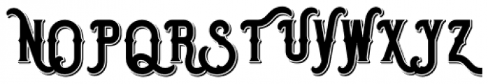 Original Absinthe Shadow Font UPPERCASE