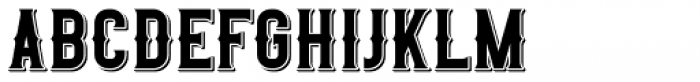 Original Absinthe Shadow Font LOWERCASE