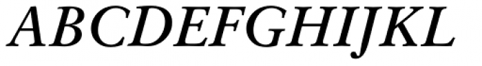Original Garamond BT Bold Italic Font UPPERCASE