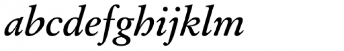 Original Garamond BT Bold Italic Font LOWERCASE