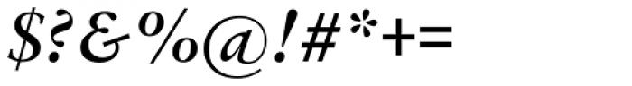 Original Garamond Bold Italic Font OTHER CHARS