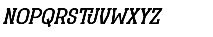 Original Regional Italic Font UPPERCASE