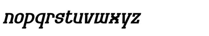Original Regional Italic Font LOWERCASE