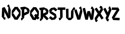 Origraph Regular Font UPPERCASE