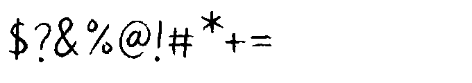 Orinella Scribble Font OTHER CHARS