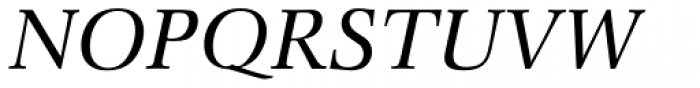 Orion Italic Font UPPERCASE