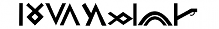 Orkhon Medium Symbol Font LOWERCASE