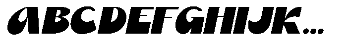 Orkid Oblique Font UPPERCASE