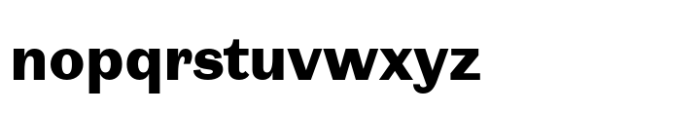 Orla Sans Heavy Font LOWERCASE