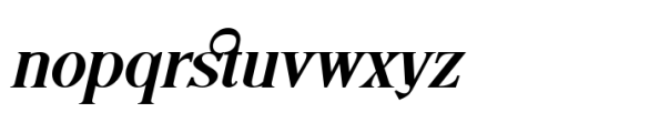 Orliet Pro Bold Italic Font LOWERCASE