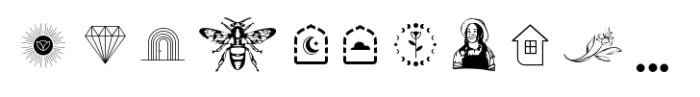 Orliet Pro Icons Font LOWERCASE