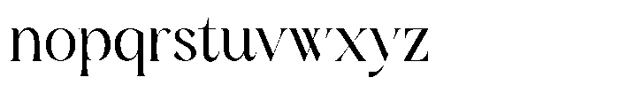 Orlynia Font LOWERCASE