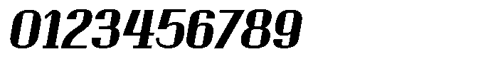 Ornamenta  Bold Oblique Font OTHER CHARS