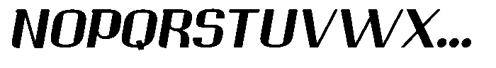 Ornamenta  Bold Oblique Font UPPERCASE