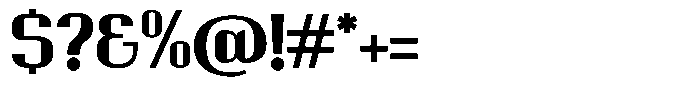 Ornamenta  Bold Font OTHER CHARS