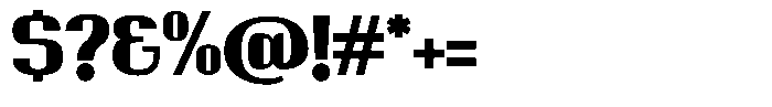 Ornamenta  Extra Black Font OTHER CHARS