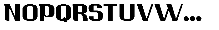 Ornamenta  Extra Black Font UPPERCASE