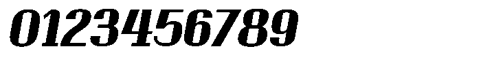 Ornamenta  Extra Bold Oblique Font OTHER CHARS