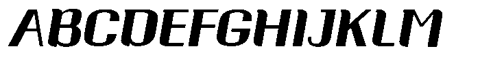 Ornamenta  Extra Bold Oblique Font UPPERCASE