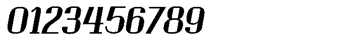 Ornamenta  Medium Oblique Font OTHER CHARS